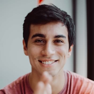 Smiling young man